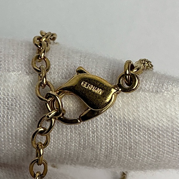 Christian Dior Gold Necklace with Logo Pendant - Picture 10 of 11